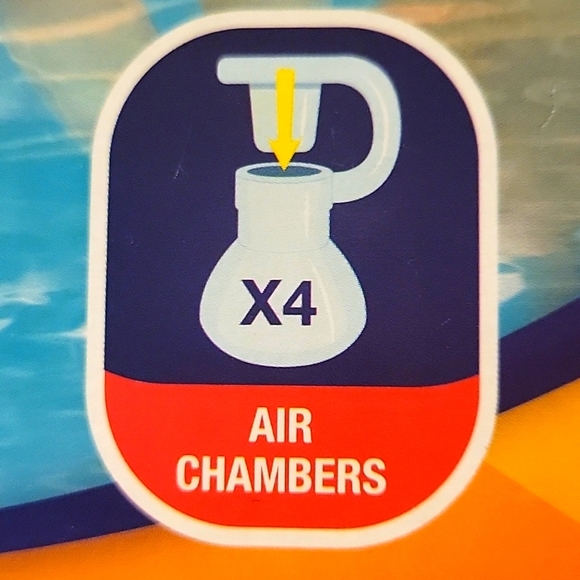 Swim Safe ABC Wondersplash Round 3 Ring Baby Boat Learning Water 0-1 25# - Picture 11 of 12